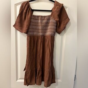 L Altar’d State Brown Women's Dress
